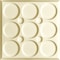 Ceilume Roman Circle 2ft x 2ft Sand Ceiling Tile V1-ROMNCR-22SAO - alternate 1